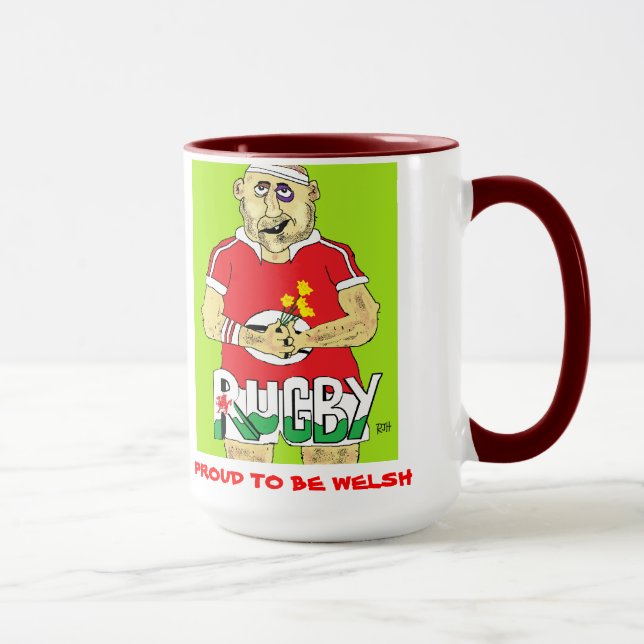 TAZA DEL RUGBI GALÉS (Derecha)