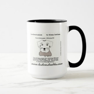 Taza del salario mínimo de WStores del Schnauzer