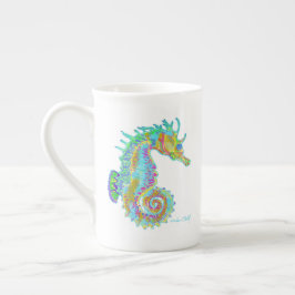 Taza del Seahorse del arco iris