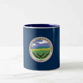 Taza del sello de Whitetop de dos tonos