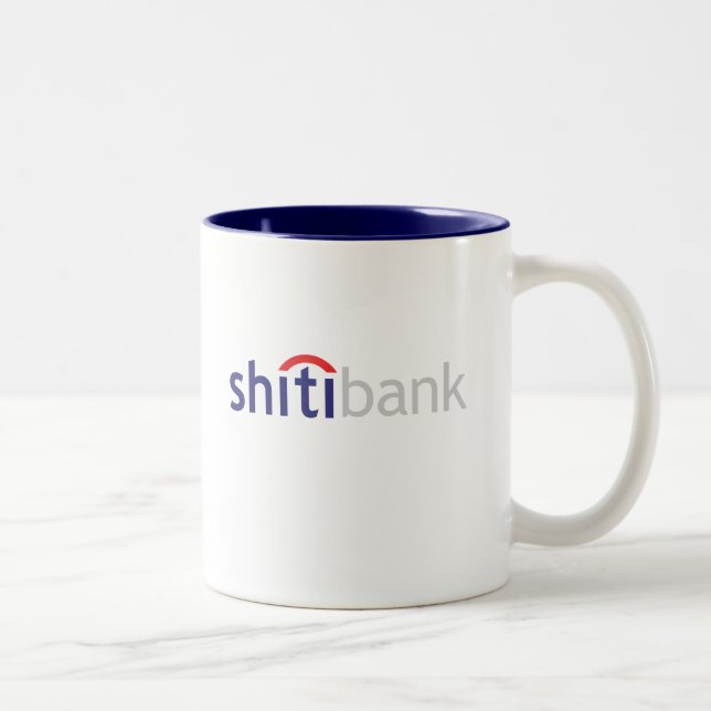 taza del shitibank el banco más mudo del mundo (Derecha)
