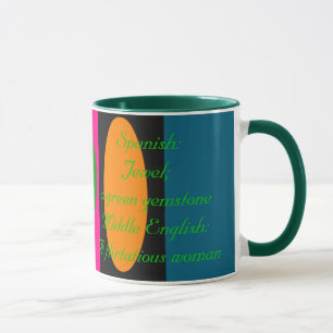 Taza del significado y origen del nombre Jade