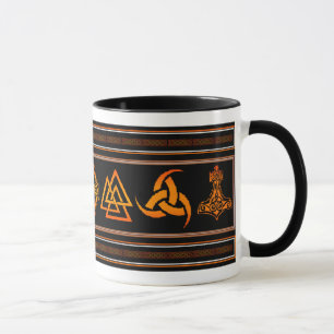 Taza del símbolo de Viking