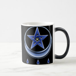 Taza del símbolo y del Pentagram de la bendición