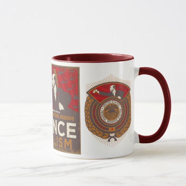 Taza del socialismo de las finanzas de Bernanke (Derecha)