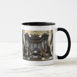 Taza del St Sulpice con el borde coloreado
