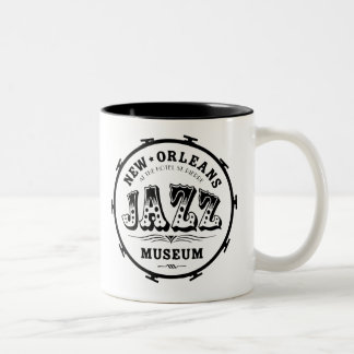 Taza del tambor del museo del jazz de New Orleans