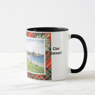 Taza del tartán, clan Stewart real