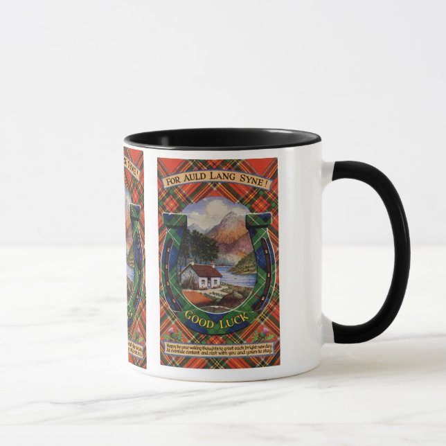 Taza del tartán, Lang viejo Syne (Derecha)