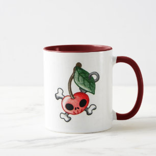 Taza del tatuaje de la cereza