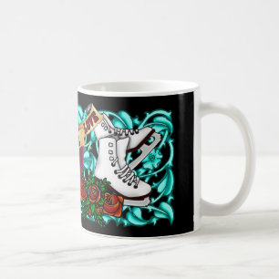 Taza del tatuaje del patinador