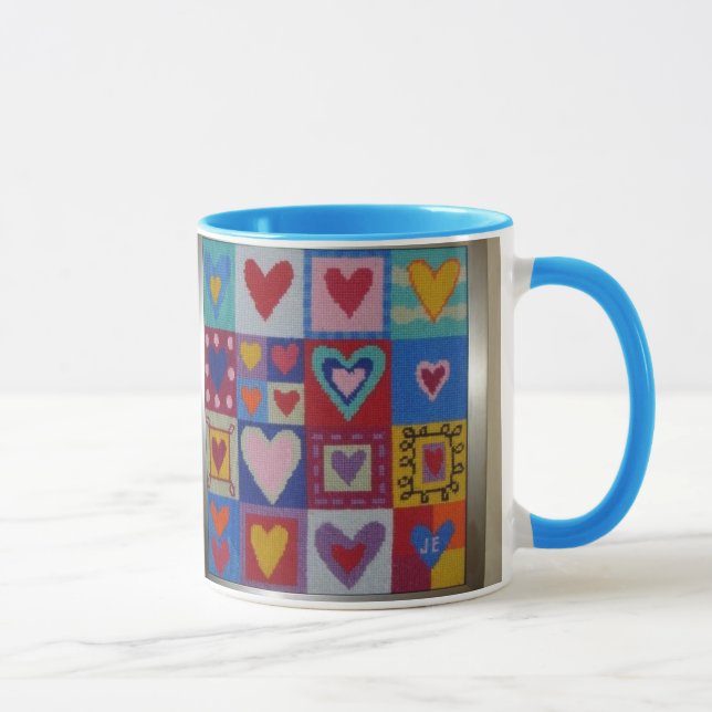 Taza del té de Coffe de los corazones de la (Derecha)