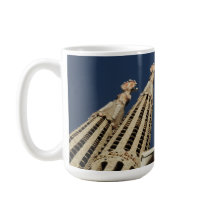 Taza del té del café de Barcelona España Gaudi