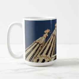 Taza del té del café de Barcelona España Gaudi