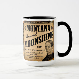 Taza del té del café del alcohol ilegal de Monta