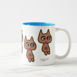 Taza del té del café del gato del gatito