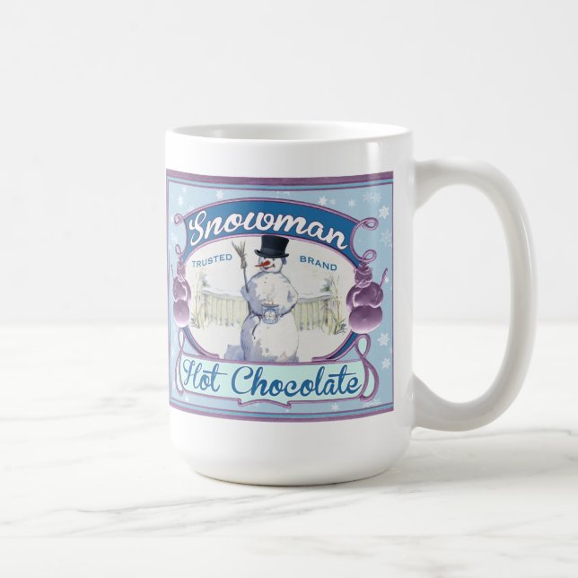 Taza del té o de café del muñeco de nieve de la (Derecha)