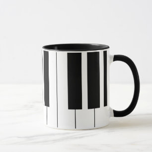 Taza del teclado de piano