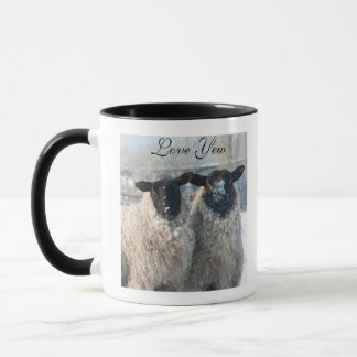 Taza del tema del amor para parejas