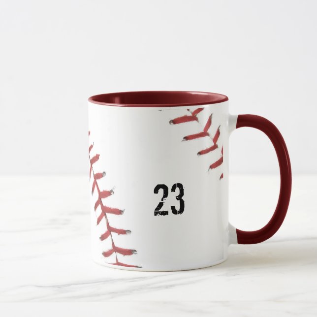 Taza del tema del béisbol (Derecha)