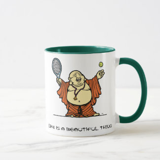 Taza del tenis de Buda