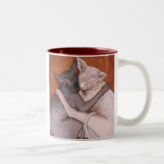 Taza del tiempo de la siesta de los gatos del gato