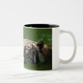 Taza del tigre de la natación