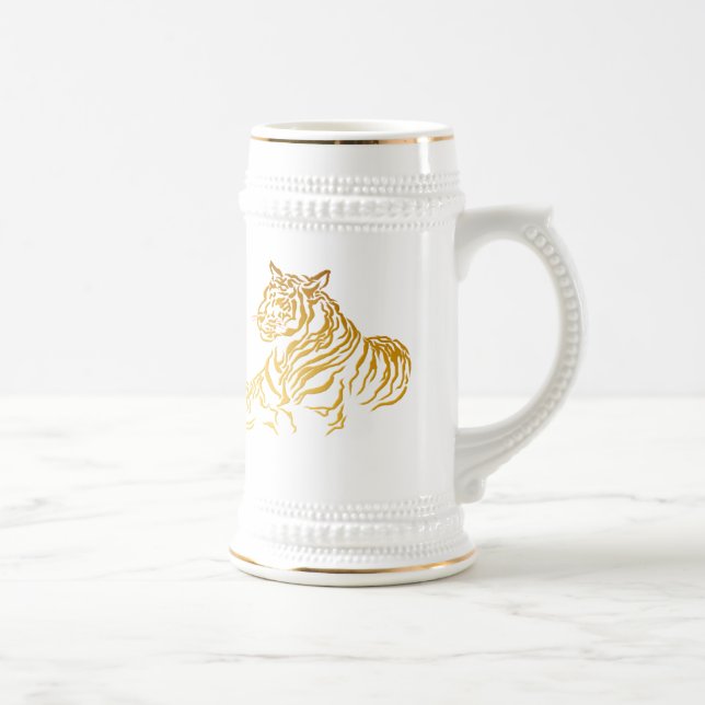 Taza del tigre del oro (Derecha)