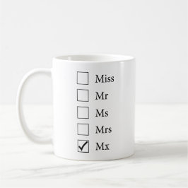 Taza del título del MX (cinco opciones)