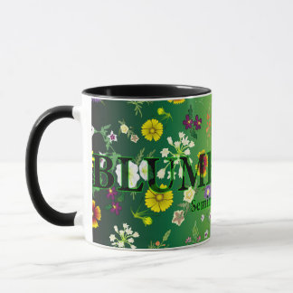 Taza del tono de Blumenflor dos por Gattacho