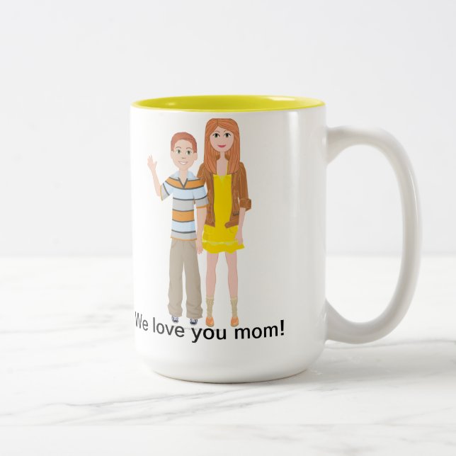 Taza del tono de DHG dos (15 onzas) (Derecha)