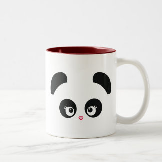 Taza del tono de Panda® dos del amor