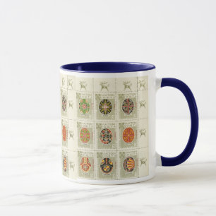 Taza del tono de Pascua Eggs9 dos del ucraniano de