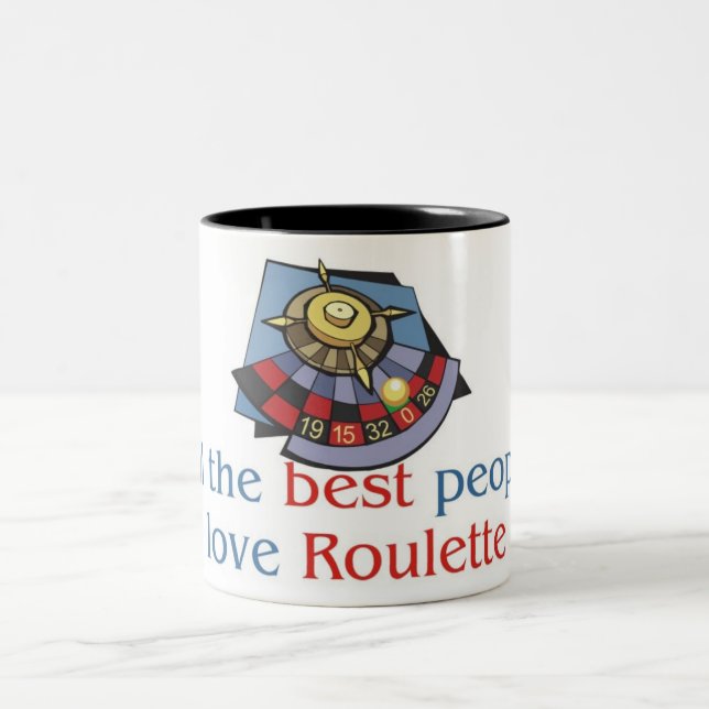 Taza del tono del amante dos de la ruleta (Centro)