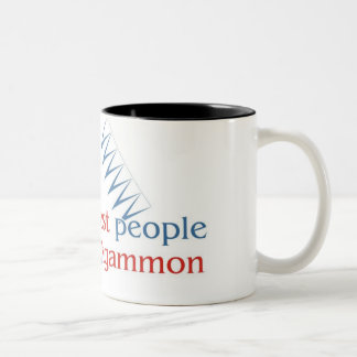 Taza del tono del amante dos del backgammon