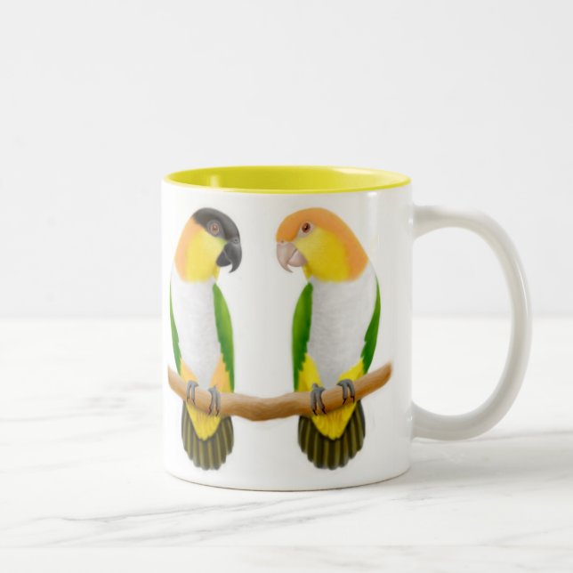 Taza del tono del amor dos del caique (Derecha)