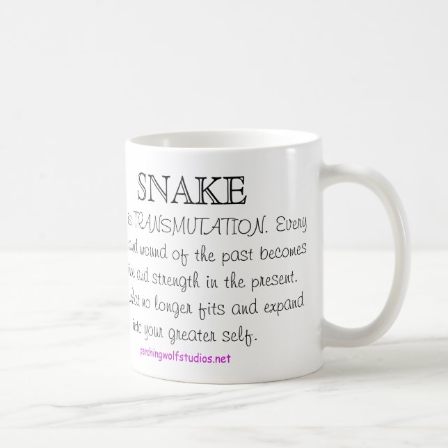 Taza del tótem de la serpiente (Derecha)