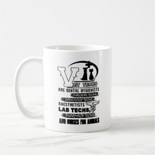 Taza del trabajo de la tecnología del veterinario