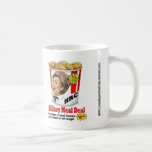 Taza del trato de la comida de #0029 Hillary