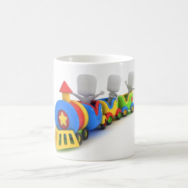 Taza del tren del juguete (Centro)