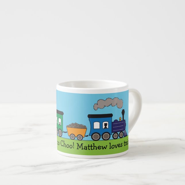 Taza del tren del vapor de Choo Choo del niño (Derecha)