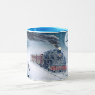 Taza del tren del vintage