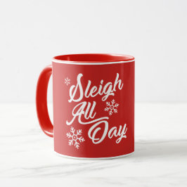 TAZA DEL TRINEO REGALO DEL NAVIDAD TODO EL DÍA