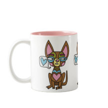 Taza del trío de la chihuahua