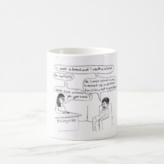 Taza del unicornio de las comunicaciones