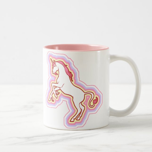 Taza del unicornio del arco iris (Derecha)