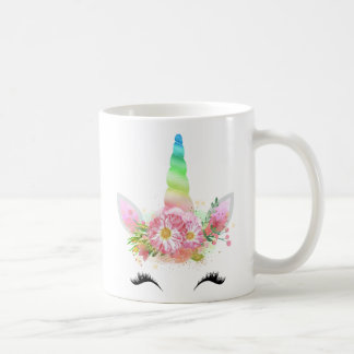 Taza del unicornio del arco iris