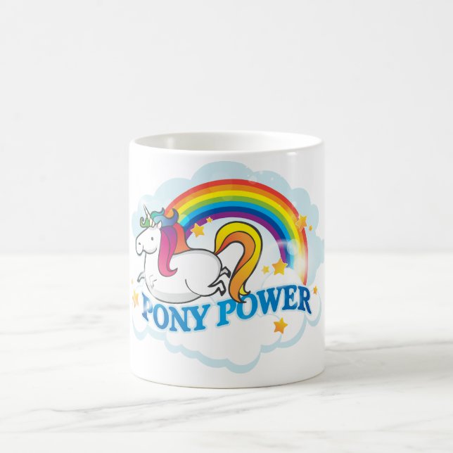 Taza del unicornio del poder del potro (Centro)