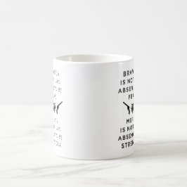 Taza del valor y de café de la misericordia