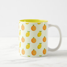 Taza del verano de la fruta cítrica del naranja y